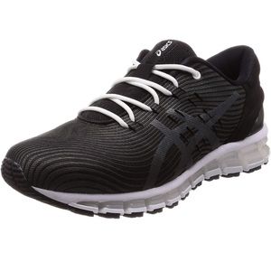 ASICS Womens Gel-Quantum 360 4 Black Dark Grey Running Shoes Size 8 F450718